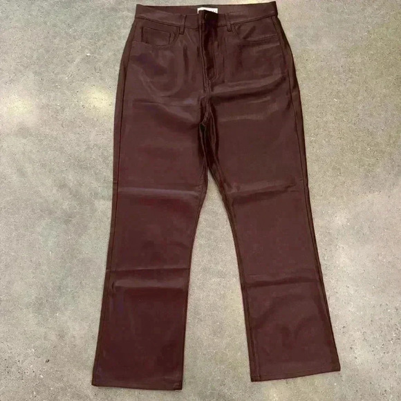 LOFT ANN TAYLOR Faux Leather Pants - Picture 1 of 7